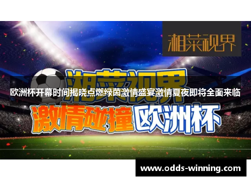 欧洲杯开幕时间揭晓点燃绿茵激情盛宴激情夏夜即将全面来临